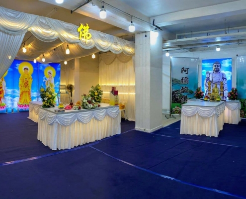 A high-class Buddhist funeral service wake in Singapore by Elite Funeral Services