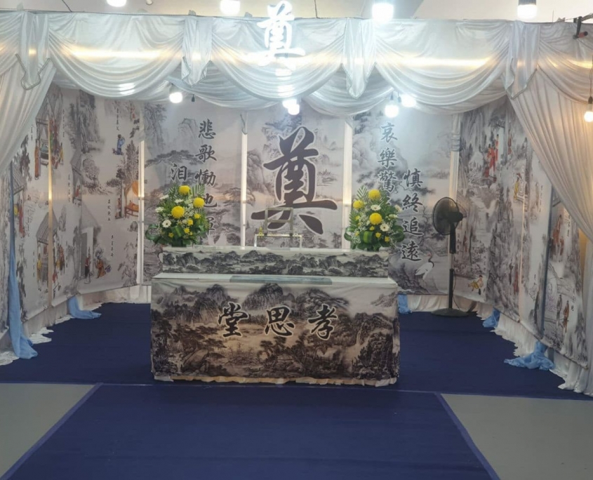 Taoist Funeral Wake during funeral services